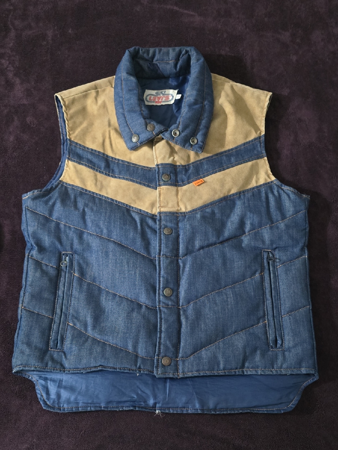Levi's Ski Denim Goose Down Vest